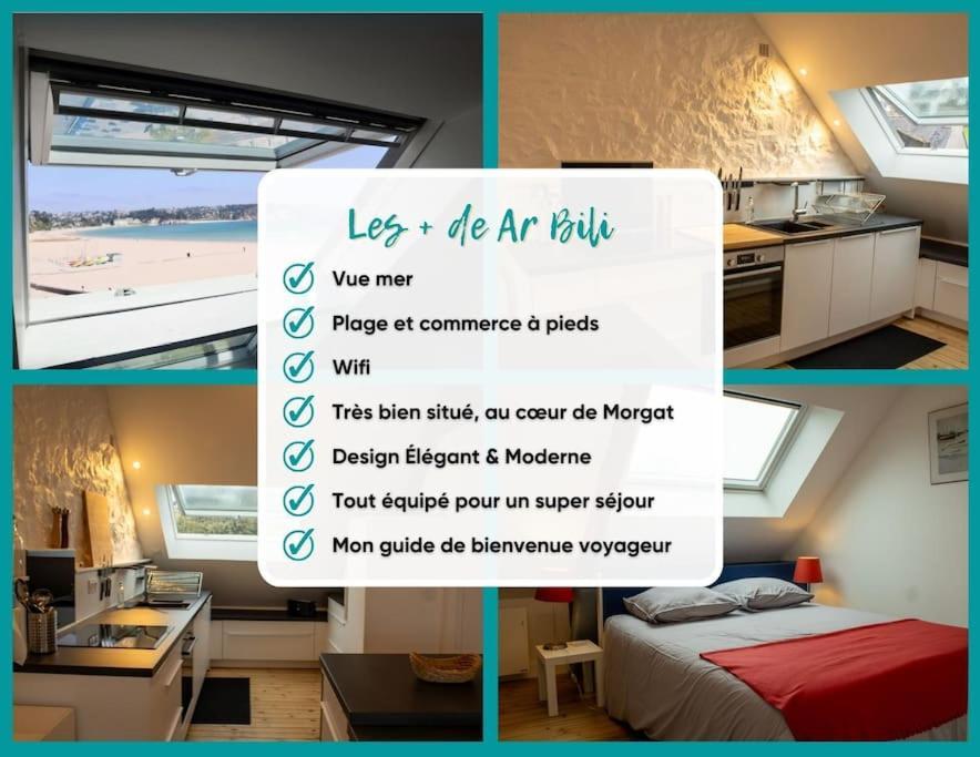 Ar Bili/Vue Mer/Wifi Crozon Esterno foto
